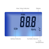 HT - 1292 HT - 1292 Digital Humidity Temperature Meter Tester Indoor Outdoor, 10~95%RH Temp - 10~60 °C (14~140°F) Wet Bulb Temp - 10~60ºC, Handheld Air Thermo - Hygrometer Hygometer Thermometer, Max Min Hold - Gain Express
