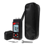 HTM - 344 HTM - 344 Pin Type Handheld Moisture Meter Humidity Tester Detector Visual High / Medium / Low Alerts Function for Wood, Plaster, Drywall, Concrete Floors, Building Materials - Gain Express