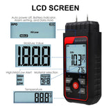 HTM - 344 HTM - 344 Pin Type Handheld Moisture Meter Humidity Tester Detector Visual High / Medium / Low Alerts Function for Wood, Plaster, Drywall, Concrete Floors, Building Materials - Gain Express