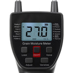 HTM - 350A HTM - 350A Digital Grain Moisture Tester Moisture Meter Water Content Analyzer with 300mm (11.8") Metal Probe for 14 Grains Wheat Corn Rice Peanut Soybean - Gain Express