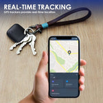 IKF - 406B IKF - 406 Smart iTag Key Finder Find My APP, Smart Key, Bike, Luggage, Wallet, Bag Finder Anti - lost Tracker Locator, Bluetooth - compatible for IOS System Replaceable Battery - Gain Express