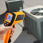 IR - G1150A IR - G1150A 50:1 Non - contract IR Infrared Laser Thermometer - 30~1150°C/ - 22~2102°F 0.1~1EM Pyrometer, Digital Professional Instant Read Hand Held Laser IR Temp Meter for Cooking/ Automotive/ Industrial/ Lab - Gain Express