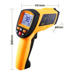 IR - G1150A IR - G1150A 50:1 Non - contract IR Infrared Laser Thermometer - 30~1150°C/ - 22~2102°F 0.1~1EM Pyrometer, Digital Professional Instant Read Hand Held Laser IR Temp Meter for Cooking/ Automotive/ Industrial/ Lab - Gain Express