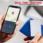 IWF - 405W IWF - 405 Wallet Finder Bluetooth Lost Item Locator Smart Luggage Tags iOS Compatible Thin Tracker Works with Apple Find My App Anti - loss Device Waterproof Locator Phone Finder - Gain Express