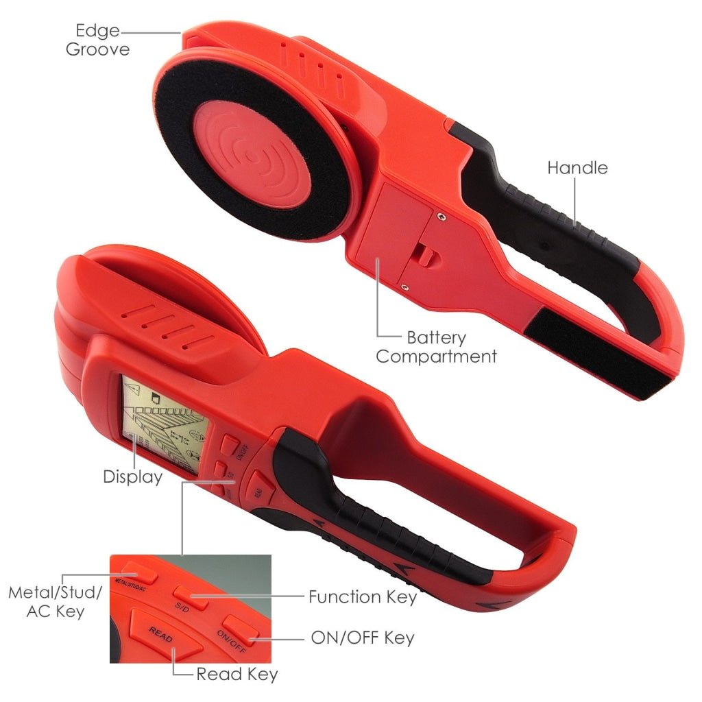 JDT - 08 3in1 LCD Stud Detector Metal Voltage Cable Wood Finder - Gain Express