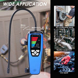 LKD - 432 LKD - 432 Refrigerant Leak Detector Handheld 17 - inch Gooseneck Probe Sensor Heating Diode Leak Tester for Air Conditioning and Refrigeration System with Buzzer, Visual Alarm and LCD Bar Graph - Gain Express