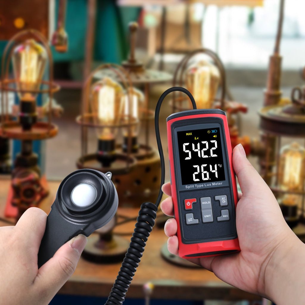 LUX-426 Split Type Digital Light Lux Meter with Temperature