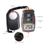 LX - 1020B LX - 1020B Digital Light Meter 100,000 Lux LCD Lab Photo Camera - Gain Express