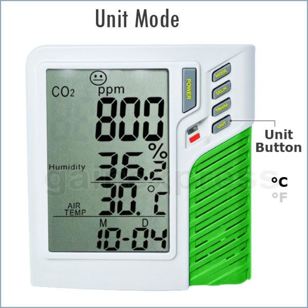 M0198137 M0198137 Carbon Dioxide Temperature Humidity RH CO2 Monitor Taiwan Made - Gain Express
