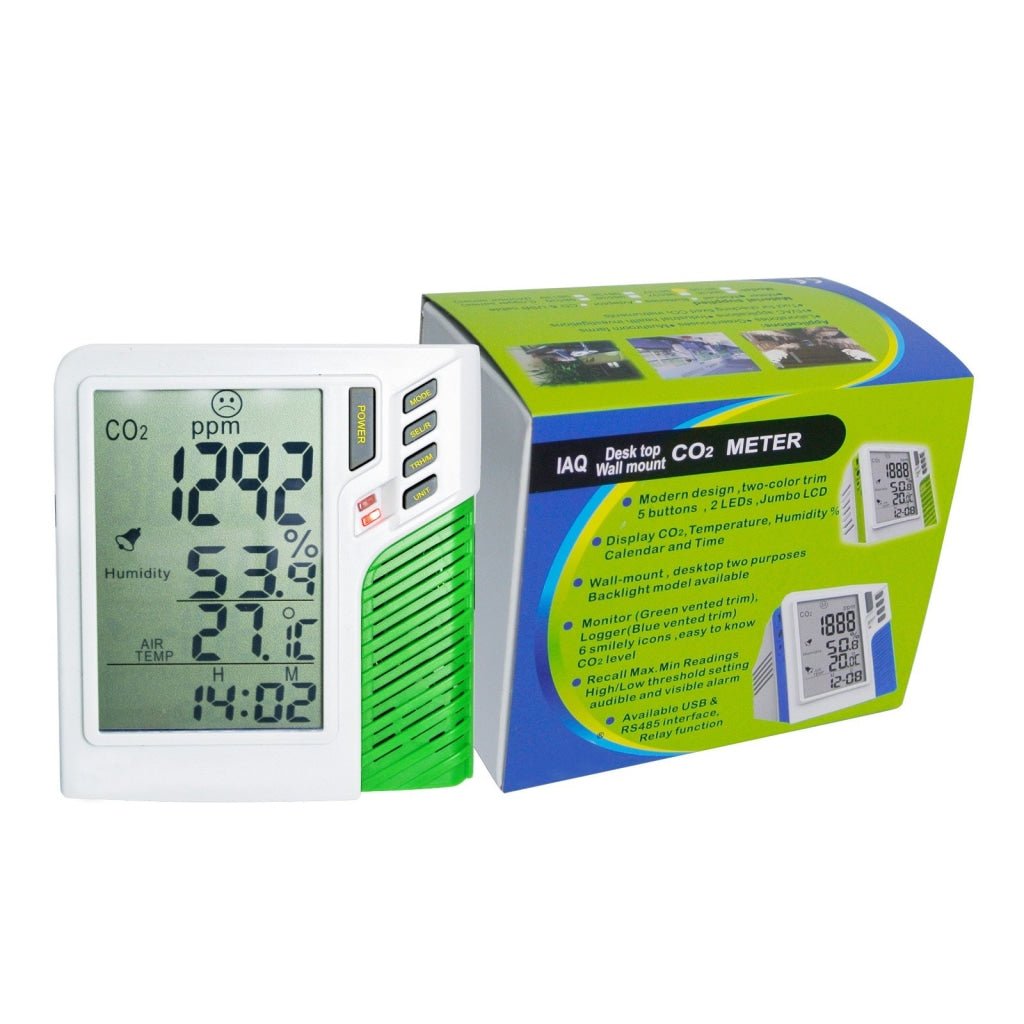M0198138 M0198138 Carbon Dioxide Temperature Humidity RH TWA STEL CO2 Monitor - Gain Express