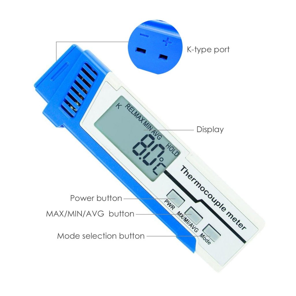 M0198850 M0198850 Pen - type K type Bead Wire Thermocouple Thermometer Meter Made in Taiwan - Gain Express