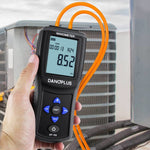 MAN - 334 MAN - 334 Digital Manometer Portable Air Vacuum / Gas Pressure Gauge Meter 12 Measurement Units with Backlight and Data storage Function Sing Pipe or Differential Pressure of 1 - 2 Pipes Detection - Gain Express
