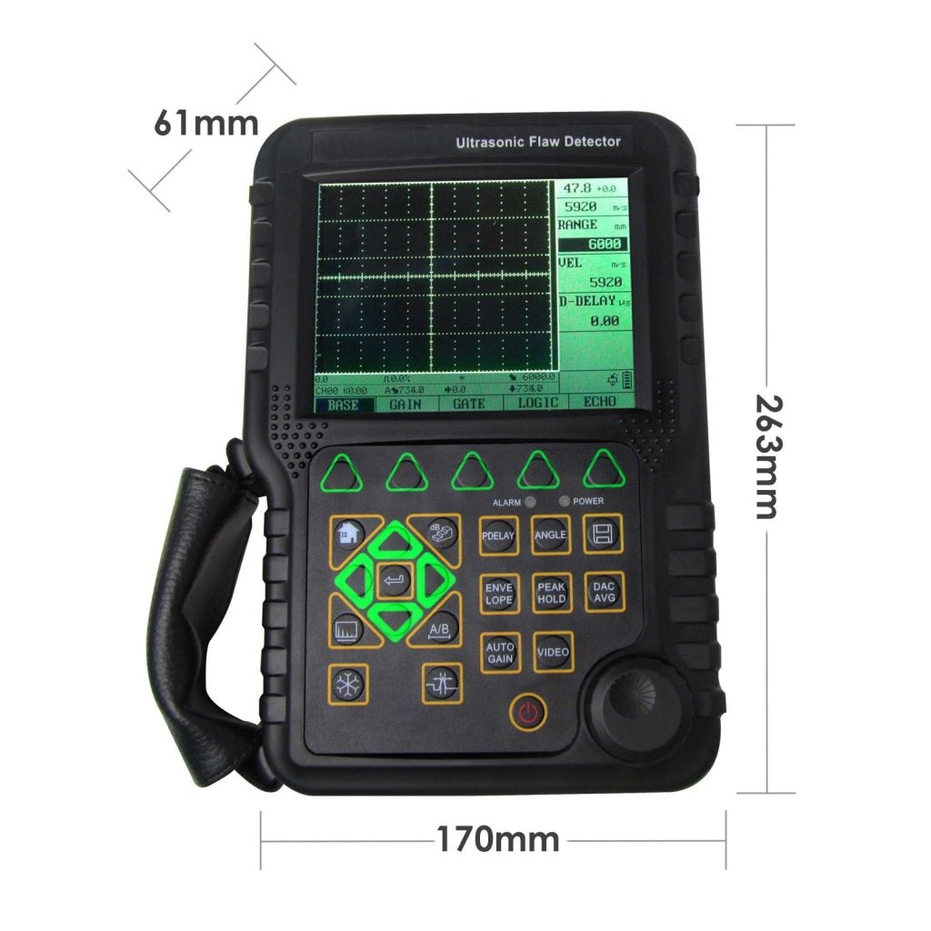 MFD350B MFD350B 0 - 6000mm Mitech Digital Ultrasonic Flaw Detector Defectoscope DAC AVR - Gain Express