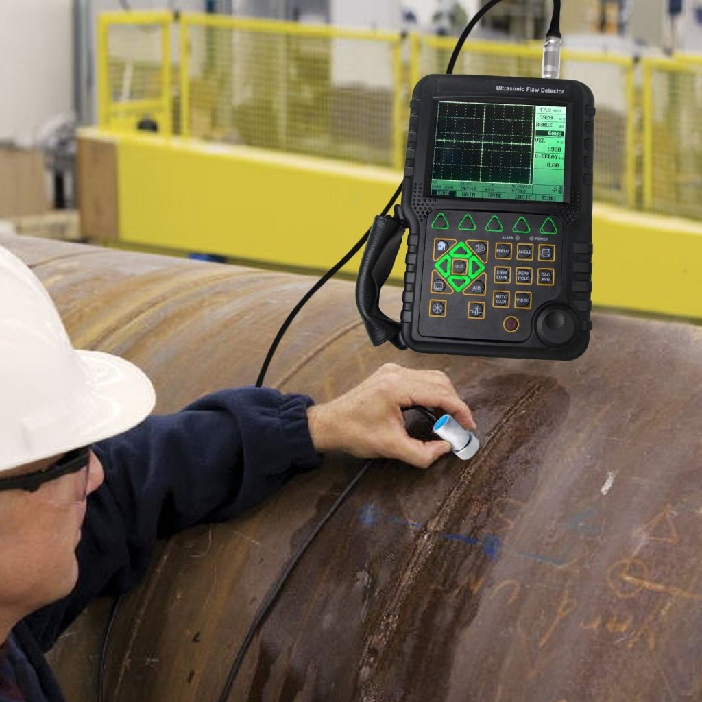 MFD350B MFD350B 0 - 6000mm Mitech Digital Ultrasonic Flaw Detector Defectoscope DAC AVR - Gain Express