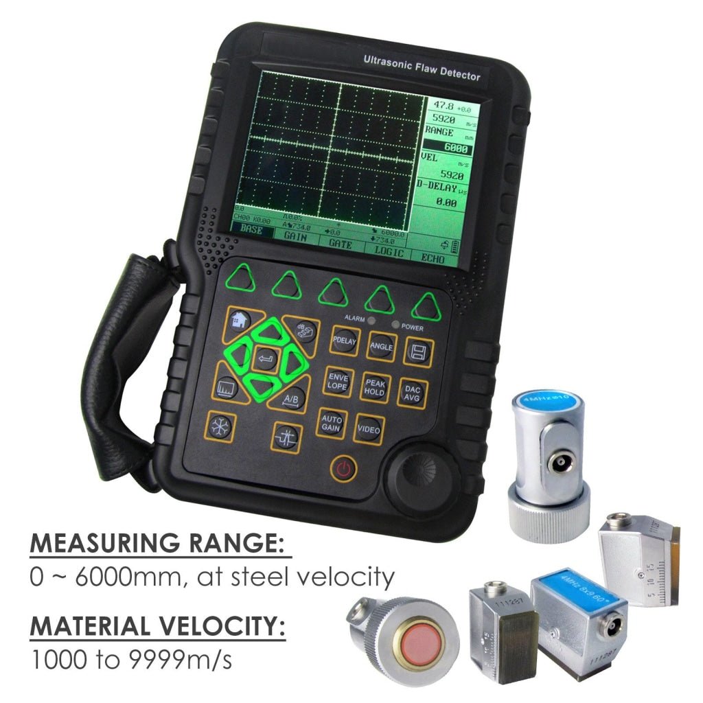MFD350B MFD350B 0 - 6000mm Mitech Digital Ultrasonic Flaw Detector Defectoscope DAC AVR - Gain Express