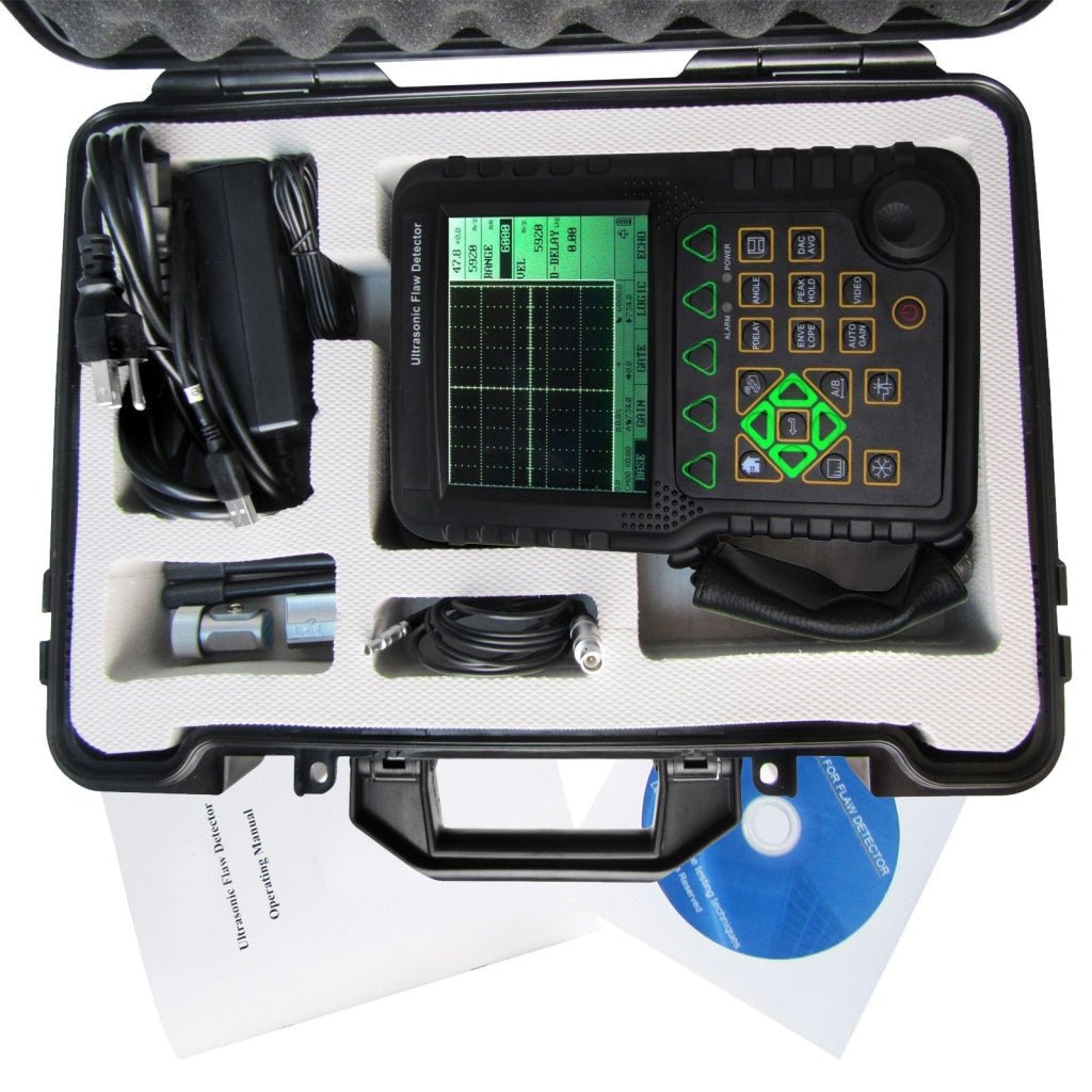 MFD350B MFD350B 0 - 6000mm Mitech Digital Ultrasonic Flaw Detector Defectoscope DAC AVR - Gain Express