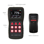 MH600 MH600 Mitech MH600 170～960 HLD Chinese - English Portable 6 impact devices IP65 Metal Leeb Hardness Tester Meter Gauge All Metallic Material with Carrying Case - Gain Express