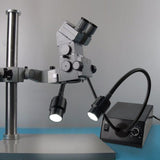 MSC - 208_US MSC - 208 Cold LED Dual Gooseneck Lights Microscope Illuminator with Dimmer, 6500K, Adjustable Brightness 100V~240V - Gain Express
