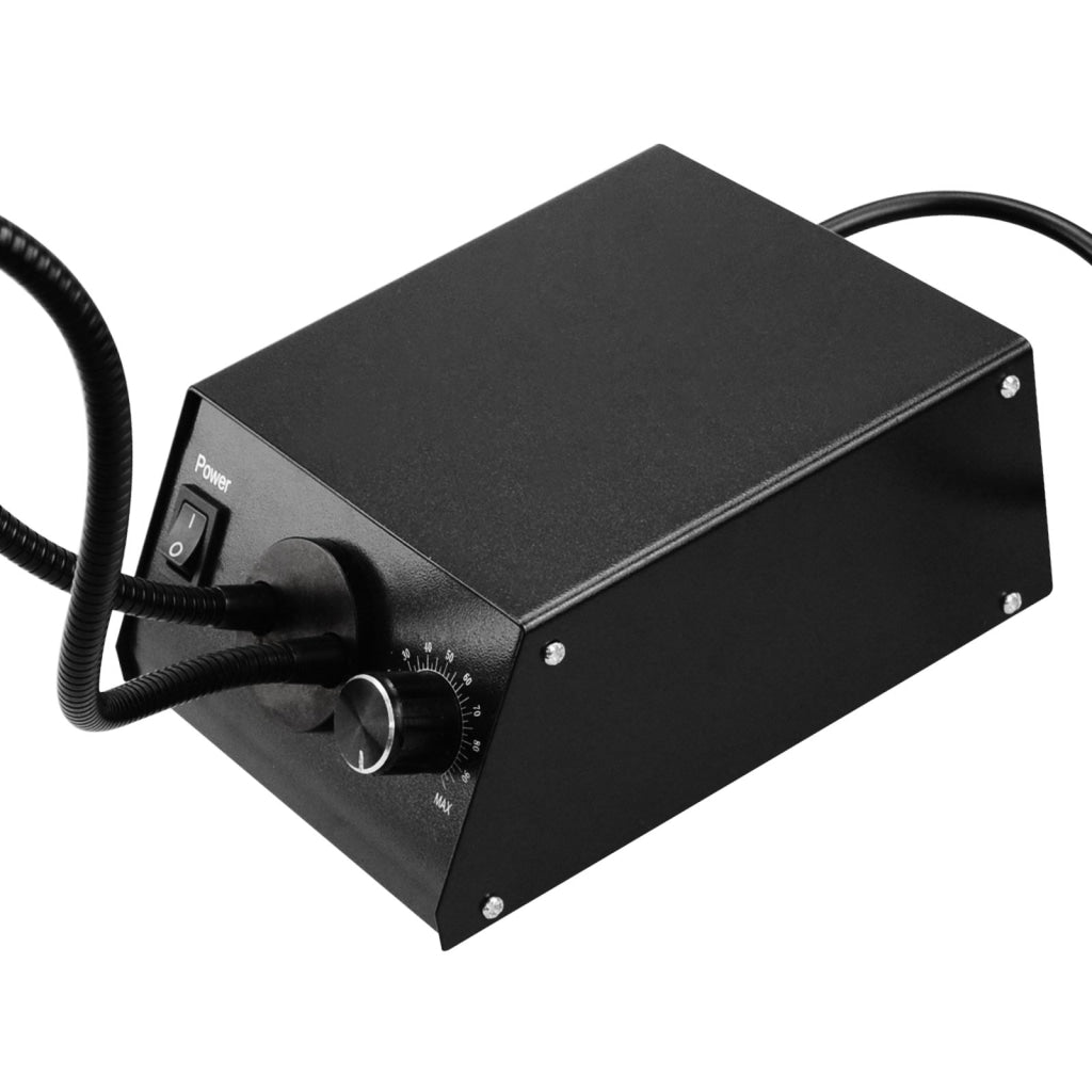 MSC - 208_US MSC - 208 Cold LED Dual Gooseneck Lights Microscope Illuminator with Dimmer, 6500K, Adjustable Brightness 100V~240V - Gain Express