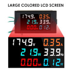 MUL - 361 Digital 6 - in - 1 AC Multi - Function Monitor AC Voltage and Current Frequency Factor Active Power Electricity Digital Colored Screen Display - Gain Express