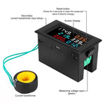 MUL - 361 Digital 6 - in - 1 AC Multi - Function Monitor AC Voltage and Current Frequency Factor Active Power Electricity Digital Colored Screen Display - Gain Express