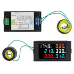 MUL - 361 Digital 6 - in - 1 AC Multi - Function Monitor AC Voltage and Current Frequency Factor Active Power Electricity Digital Colored Screen Display - Gain Express