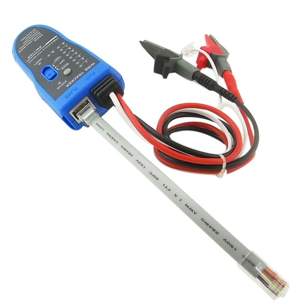 N03NF - 889T N03NF - 889T Wire Tone Tracker RJ45 RJ11 Cable Coaxial Emitter with Alligator - Gain Express