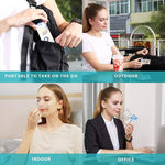 NEB - 1 Portable Mesh Nebulizer Handheld Nebulizer for Cough, Portable Personal Cool Mist Steam Inhaler for Sinus Cold, Kids Adults Use - Gain Express