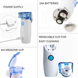 NEB - 1 Portable Mesh Nebulizer Handheld Nebulizer for Cough, Portable Personal Cool Mist Steam Inhaler for Sinus Cold, Kids Adults Use - Gain Express