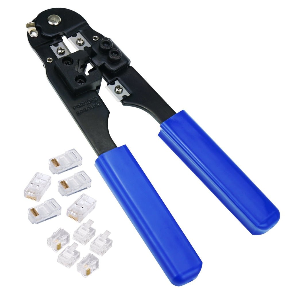 NF - 1107 Network Cable Testing Diagnostic Tool Kit Set - Ethernet LAN Cable Tester Wire Tracker Voltage Detector Punch Tool RJ45 RJ11 - Gain Express