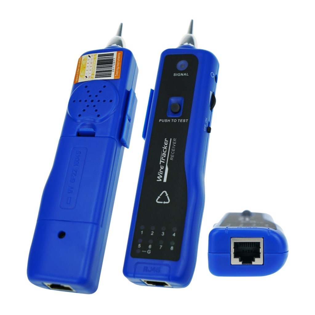 NF - 1107 Network Cable Testing Diagnostic Tool Kit Set - Ethernet LAN Cable Tester Wire Tracker Voltage Detector Punch Tool RJ45 RJ11 - Gain Express