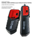 NF - 268 RJ45 RJ11 BNC Wire Tracker Locator - Wire Sorting Hunting Circuit Status Checking Tracing STP UTP Network Telephone Coax Cable Tester Finder with Complete AC interference Rejection Error Locator Cable Mapping - Gain Express