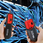 NF - 268 RJ45 RJ11 BNC Wire Tracker Locator - Wire Sorting Hunting Circuit Status Checking Tracing STP UTP Network Telephone Coax Cable Tester Finder with Complete AC interference Rejection Error Locator Cable Mapping - Gain Express