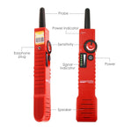 NF - 819 NF - 819 Anti - jamming Underground Cable Tracker Detector Tester Wire Locator Low Voltage w/ Polarity Test Function Locate Electrical Wires, Telephone Wire, Coax Cable - Gain Express