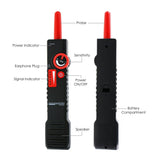 NF - 820 Underground Cable Tracker Detector Tester for AC 220V High & Low Voltage, Anti - jamming, Wire Locator with Alligator Clip, Coax BNC telephone RJ11 network RJ45 cable, Multi - core Metal Line - Gain Express