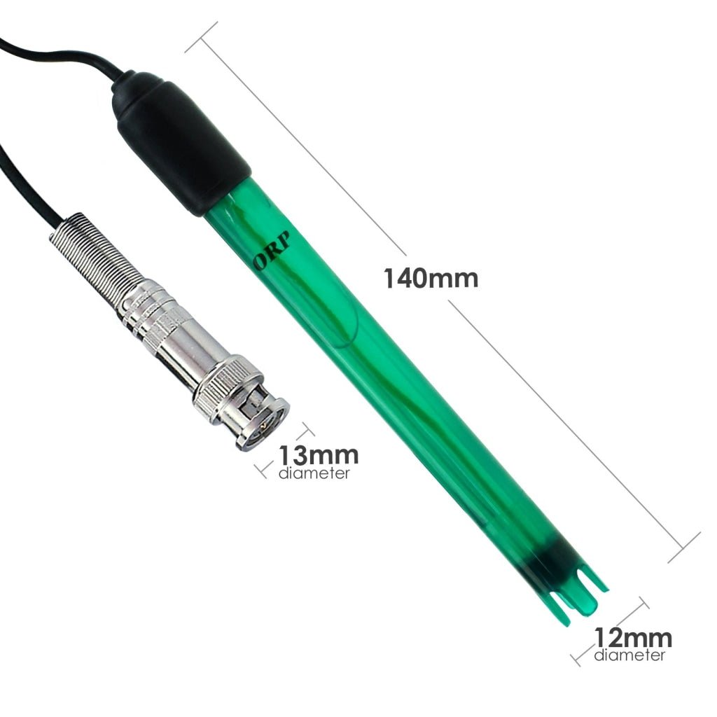 ORP - 1 ORP - 1 ORP Redox Electrode, BNC Type Connector Replacement Probe for Tester Meter Monitor Controller Oxidation Reduction Potential Check, 14cm Long 1.2cm Diameter 300cm Extra Long Cable - Gain Express