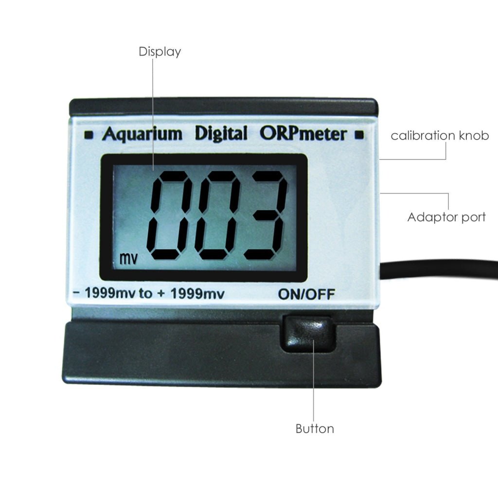 ORP - 1696 ORP - 1696 ±1999mV ORP REDOX Meter + Electrode Water Quality Tester Laboratory Aquarium Pool - Gain Express