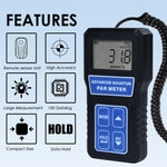 PAR - 380 PAR - 380 Quantum PAR Meter Photo Synthetically Active Radiation PPFD Tester for Plant Lighting Horticulture, Research Study of Indoor and Outdoor Plants - Gain Express