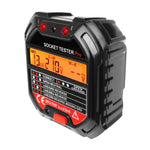 PCM - 340_EU PCM - 340 Socket Tester Receptacle Detector with Red Light Test Result Indicator Outlet Tester for GFCI / Standard 3 - Wire 120V Receptacles - Gain Express
