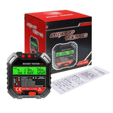 PCM - 340_EU PCM - 340 Socket Tester Receptacle Detector with Red Light Test Result Indicator Outlet Tester for GFCI / Standard 3 - Wire 120V Receptacles - Gain Express