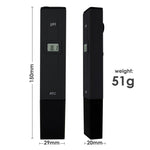PH - 014_BLUE PH - 014 Pocket Size 0.0 - 14.0 pH Meter, Digital Water Quality Tester Pen Type ATC ±0.1pH Measurement, Portable Kit for Household Drinking Water, Swimming Pools, Aquariums, Hydroponics - Gain Express