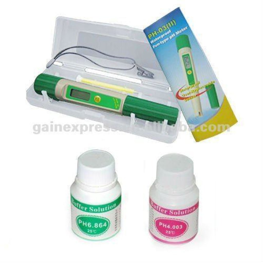 PH - 032 Waterproof pH Meter w/ replaceable pH Electrode - Gain Express
