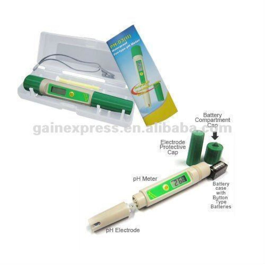 PH - 032 Waterproof pH Meter w/ replaceable pH Electrode - Gain Express
