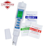PHM - 205 PHM - 205 3 in 1 pH / EC / Temperature Waterproof Meter Monitor Water Quality Tester Pen Type Acidometer Drink Water Quality Analyzer Multi - Parameter - Gain Express