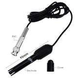 PHM - 245_US PHM - 245 PH & Temperature 2 - in - 1 Continuous Monitor Meter w/ Backlight Replaceable Electrode, Dual Display 0.00~14.00pH °C/ °F Water Quality Monitoring Kit, for Aquariums Hydroponics Pools Tanks Spa - Gain Express