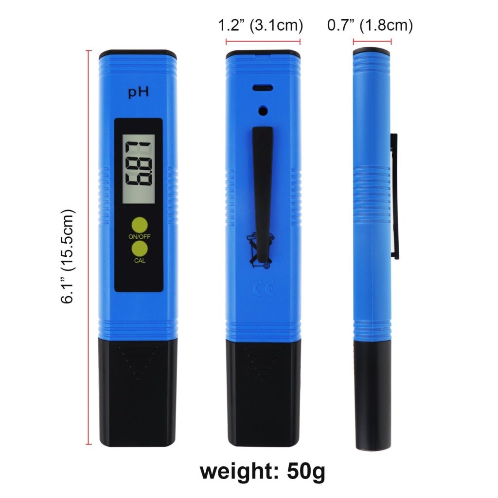 PHM - 300 Digital Pen type pH Meter Water Quality Liquid Acidity Tester 0.01pH Accuracy for Laboratory, Household Water, Spa, Pool Aquarium - Gain Express