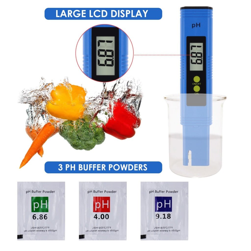 PHM - 300 Digital Pen type pH Meter Water Quality Liquid Acidity Tester 0.01pH Accuracy for Laboratory, Household Water, Spa, Pool Aquarium - Gain Express