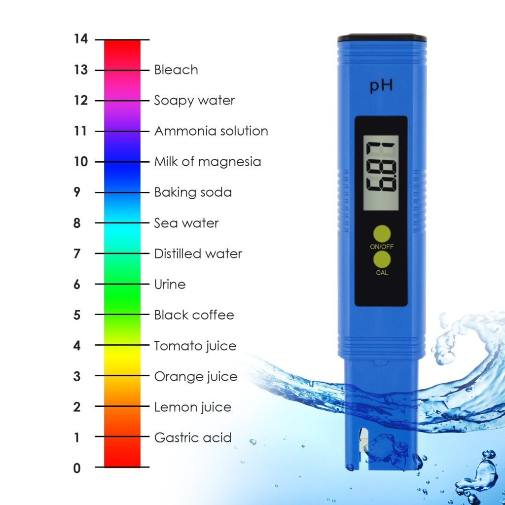 PHM - 300 Digital Pen type pH Meter Water Quality Liquid Acidity Tester 0.01pH Accuracy for Laboratory, Household Water, Spa, Pool Aquarium - Gain Express