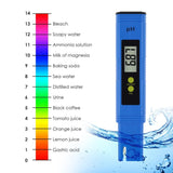 PHM - 300 Digital Pen type pH Meter Water Quality Liquid Acidity Tester 0.01pH Accuracy for Laboratory, Household Water, Spa, Pool Aquarium - Gain Express