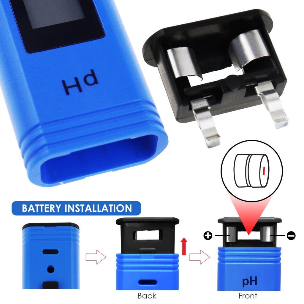 PHM - 300 Digital Pen type pH Meter Water Quality Liquid Acidity Tester 0.01pH Accuracy for Laboratory, Household Water, Spa, Pool Aquarium - Gain Express